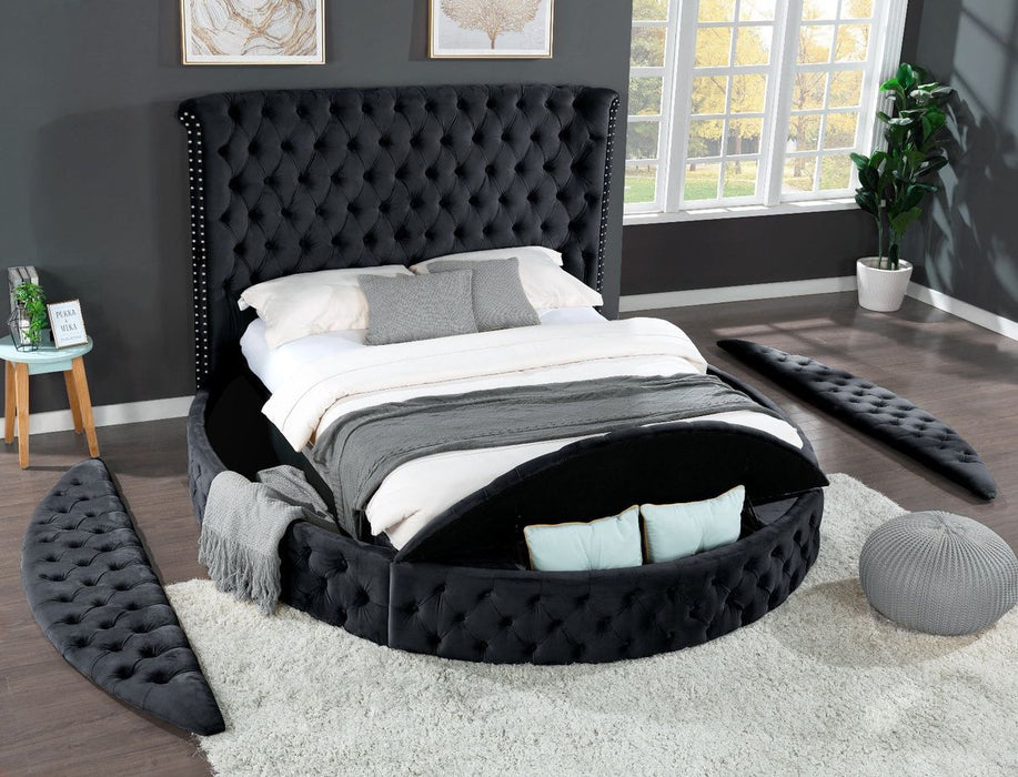 Galaxy Home Hazel Queen Bed in Black