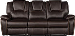 Galaxy Home Hong Kong Power Reclining Sofa in Brown image
