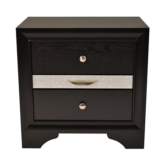 Galaxy Home Matrix Nightstand in Black image