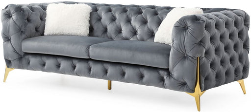 Galaxy Home Moderno Sofa in Gray image