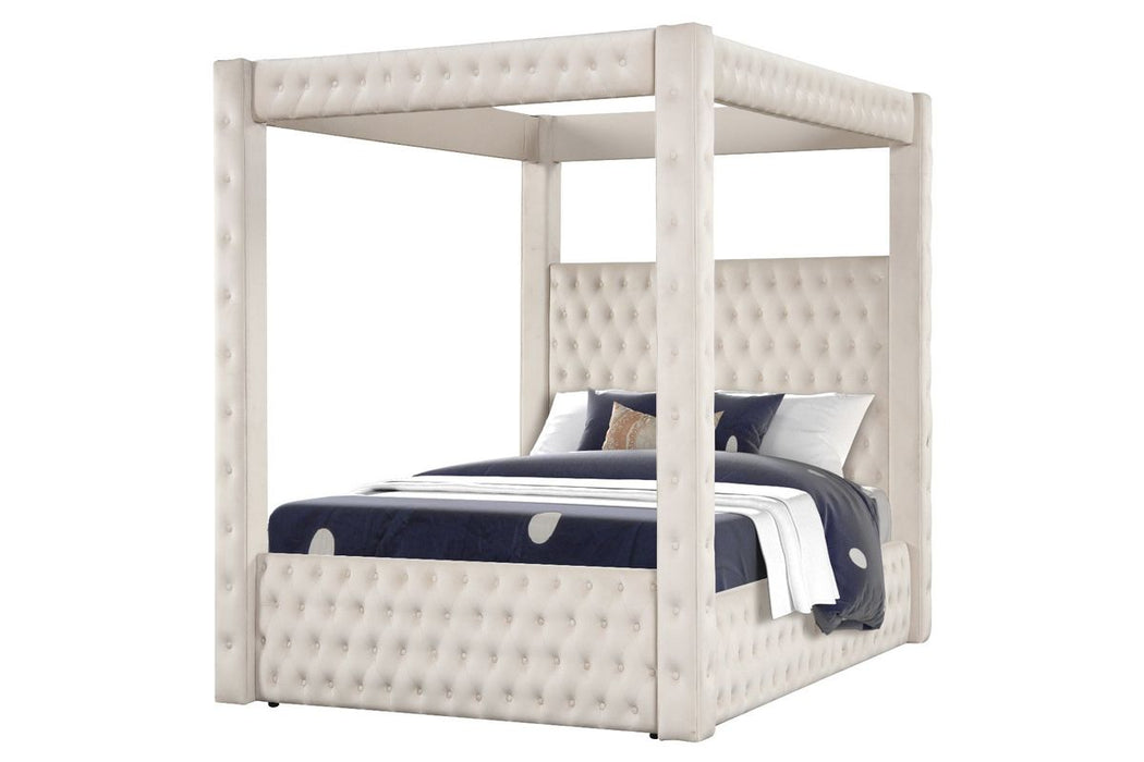 Galaxy Home Monica Queen Bed in Cream image