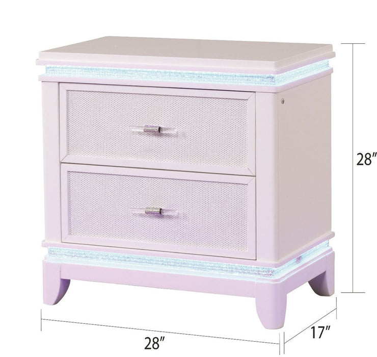 Galaxy Home Opium Nightstand White