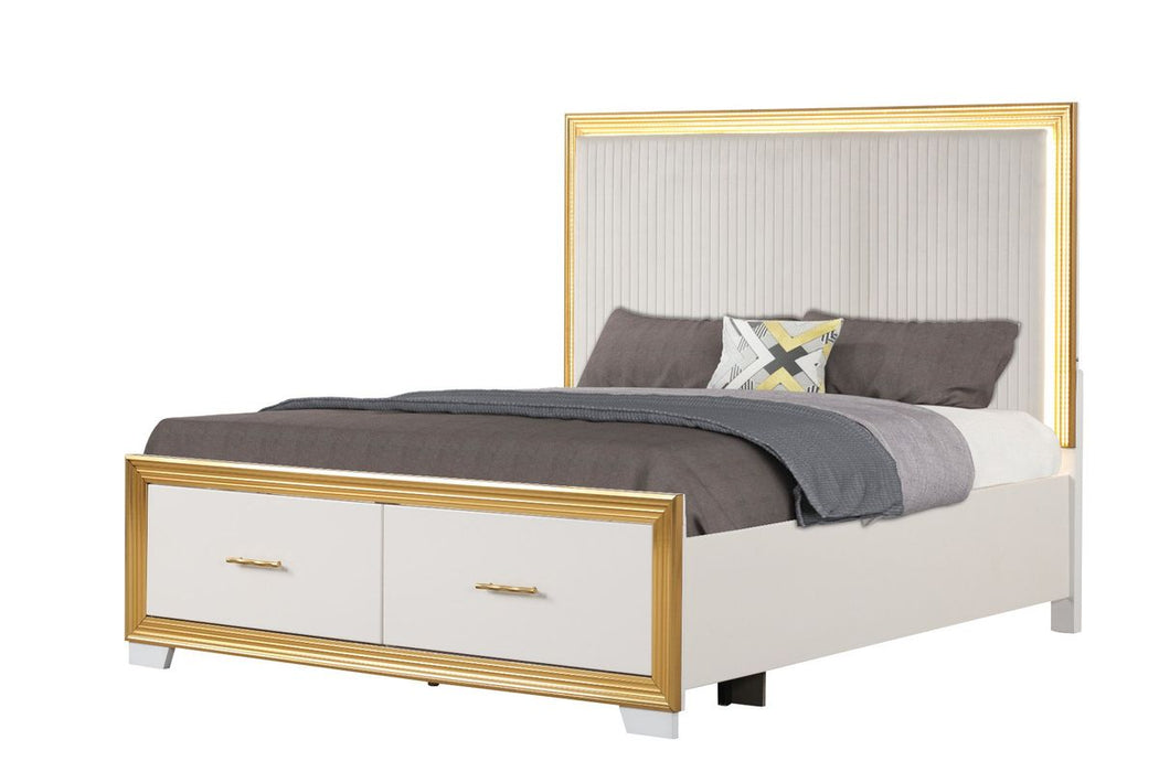 Galaxy Home Obsession Queen Bed in White