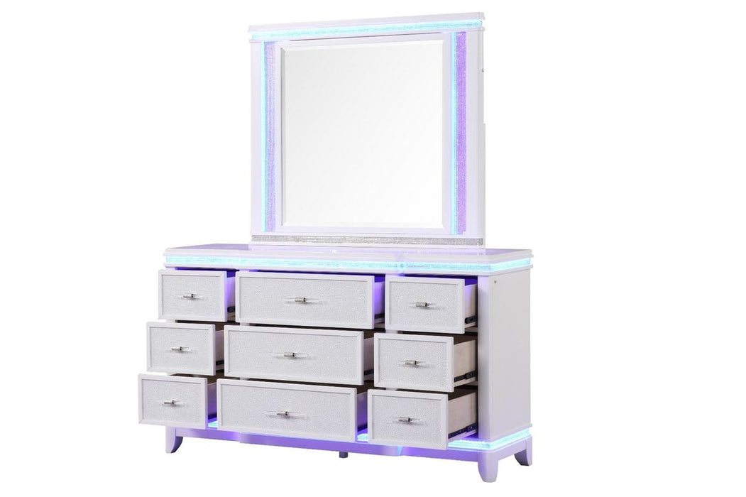 Galaxy Home Opium Dresser in White
