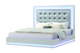 Galaxy Home Passion Queen Bed in Milky White image