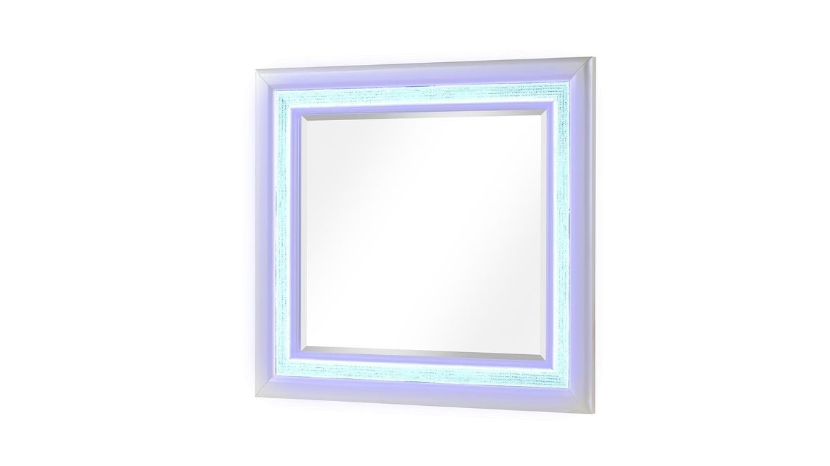 Galaxy Home Passion Mirror in Milky White image