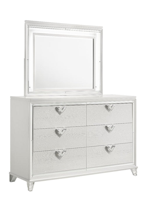 Galaxy Home Prism Dresser in White
