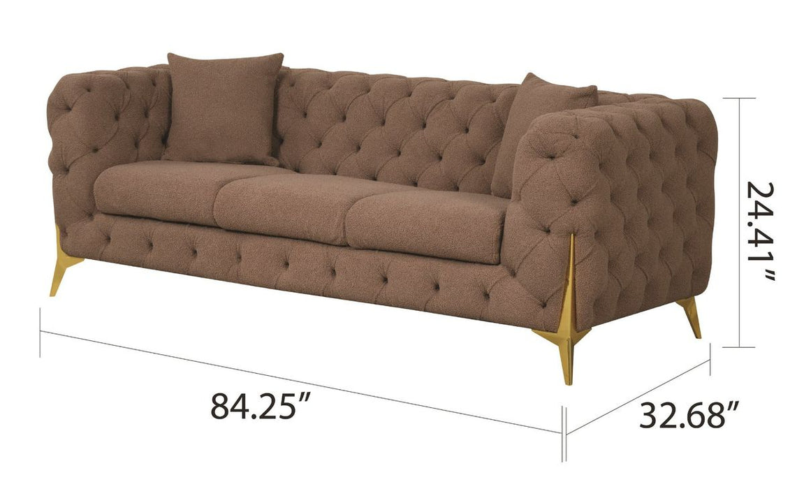 Galaxy Home Contempo Sofa in Mocha