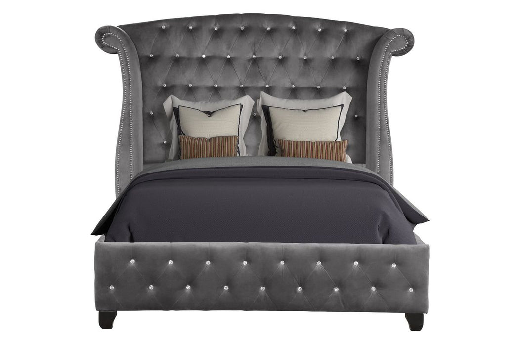 Galaxy Home Sophia Full Bed in Gray image
