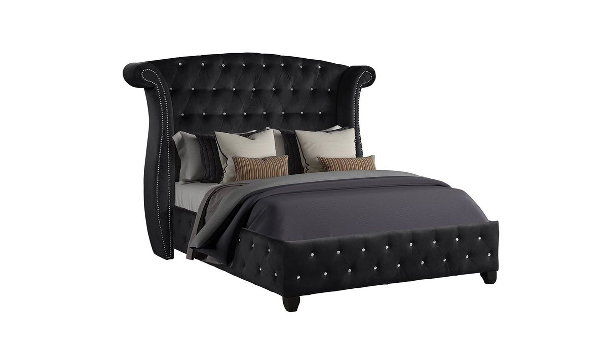 Galaxy Home Sophia Full Bed in Black