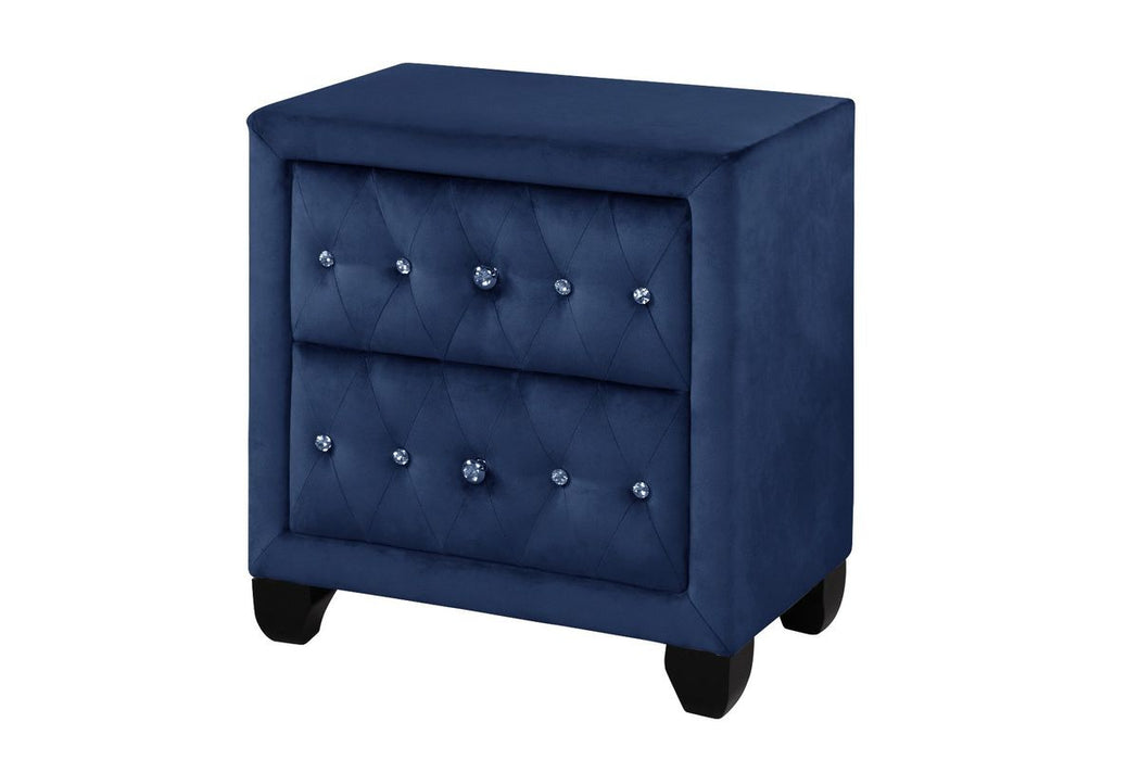 Galaxy Home Sophia Nightstand Blue