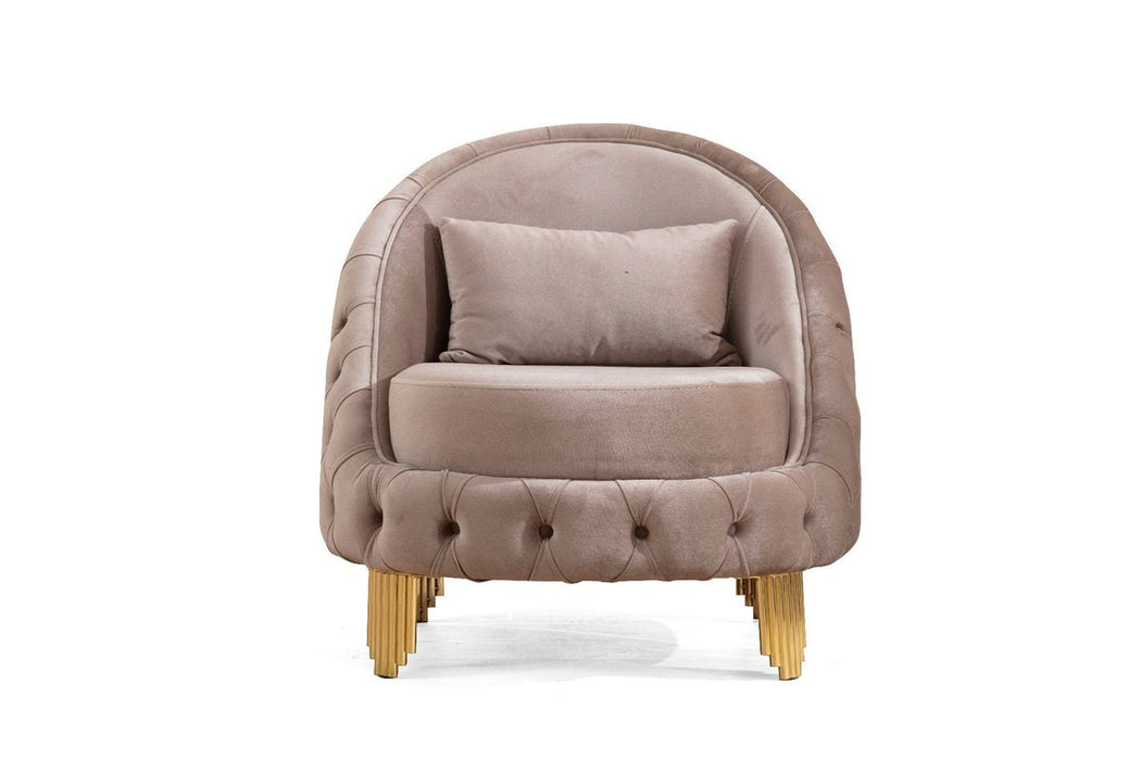 Galaxy Home Vanessa Chair in Taupe image
